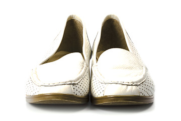 Image showing pair of white shoes