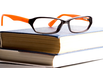 Image showing books and glasses