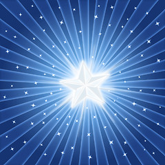 Image showing bright shiny star