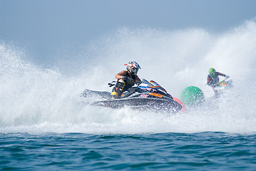 Image showing Jet Ski King's Cup World Cup Grand Prix 2009 at Pattaya, Thailan