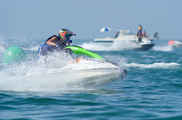 Image showing Jet Ski King's Cup World Cup Grand Prix 2009 at Pattaya, Thailan