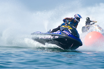 Image showing Jet Ski King's Cup World Cup Grand Prix 2009 at Pattaya, Thailan