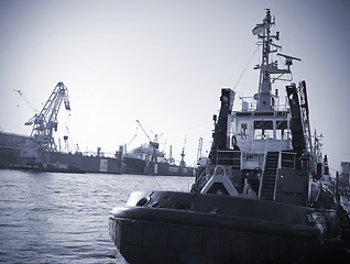 Image showing Hamburg Harbour 