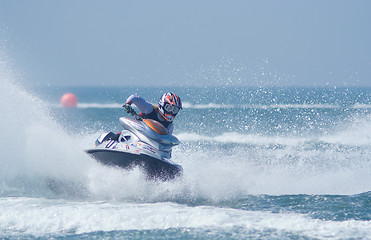 Image showing Jet Ski King's Cup World Cup Grand Prix 2009 at Pattaya, Thailan