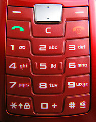 Image showing Cell Phone Keypad