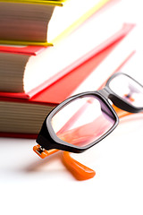 Image showing books and glasses