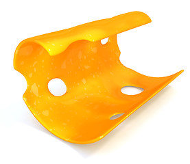 Image showing Cheese slice