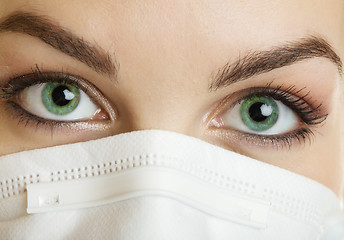 Image showing Nurse green eyes