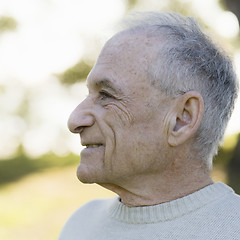 Image showing Profile of Old Man