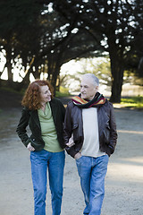 Image showing Senior Couple Walking