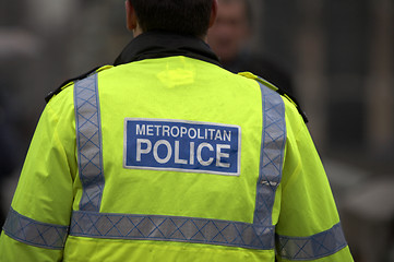 Image showing metropolitan police officer