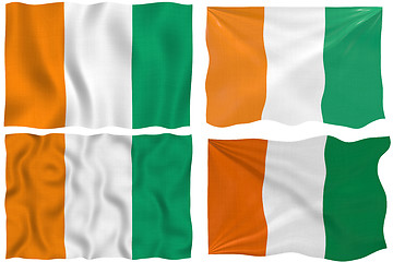 Image showing Flag of Cote d'Ivoire