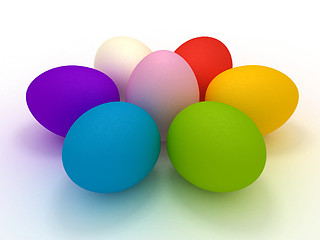 Image showing Easter eggs