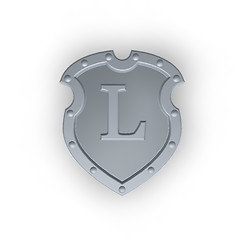 Image showing shield with letter L