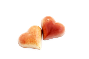 Image showing chocolate hearts