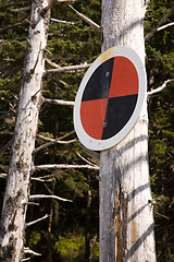 Image showing Beach Sign