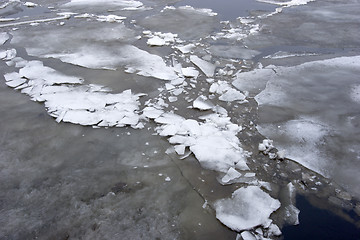 Image showing Drifting of ice