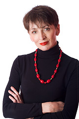 Image showing mature business woman