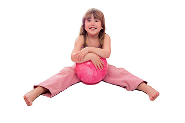 Image showing Child with ball