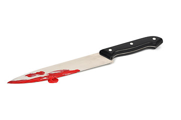 Image showing Knife with Blood