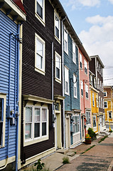 Image showing Colorful houses in St. John's