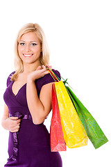 Image showing Woman shopping