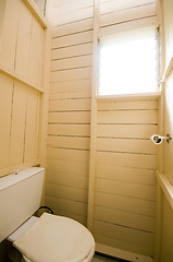 Image showing bathroom toilet in caribbean guest house