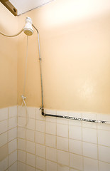 Image showing bathroom simple shower room in caribbean guest house