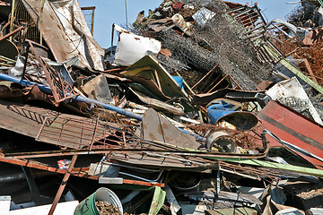 Image showing scrap and junk pile