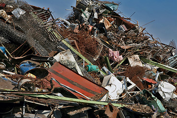 Image showing scrap and junk pile