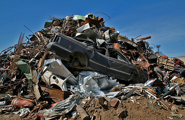 Image showing scrap and junk pile