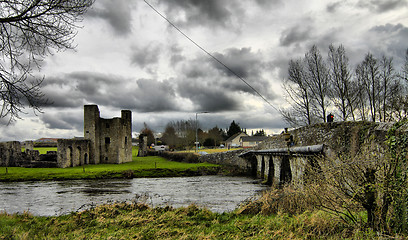 Image showing Beautifull Ireland - Trim Castle and surroundings