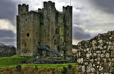 Image showing Beautifull Ireland - Trim Castle and surroundings