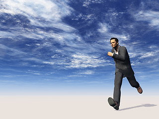 Image showing running man