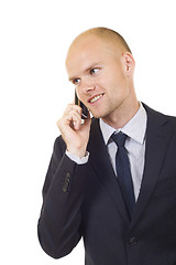 Image showing Businessman on Phone