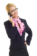 Image showing Beautiful Woman on Phone