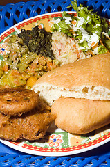 Image showing typical tinidad food platter