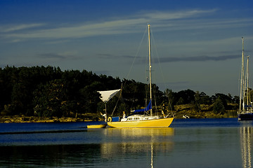 Image showing anchored