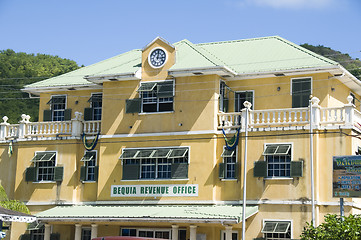 Image showing revenue office bequia st. vincent and the grenadines islands