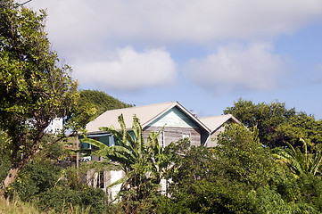 Image showing typical caribbean style house