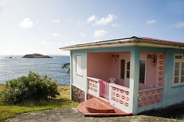 Image showing typical caribbean style house