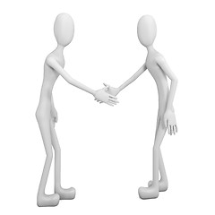 Image showing shake hand