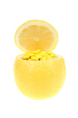 Image showing Lemon and vitamin