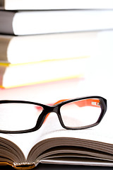 Image showing books and glasses