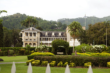 Image showing presidential palace port of spain trinidad and tobago