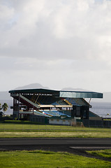 Image showing roy stewart stadium next to e.t. joshua international airport st