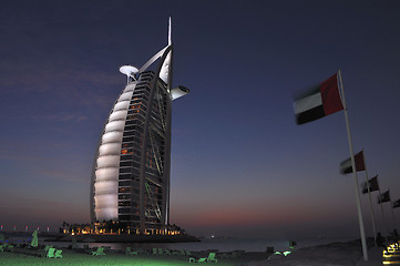 Image showing Burj Al Arab Hotel, Dubai