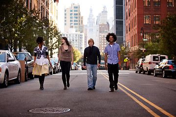 Image showing Young People in City