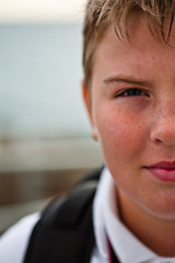 Image showing Young boy smiling