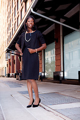 Image showing Business Woman on Street